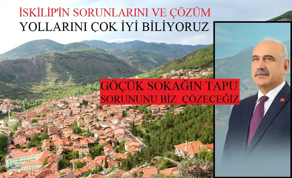 GÖÇÜK SOKAKTAKİ TAPU SORUNUNU BİZ ÇÖZECEĞİZ